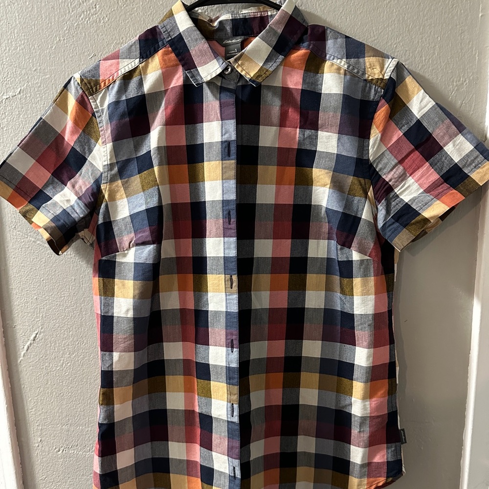 Eddie Bauer Plaid Button Up
